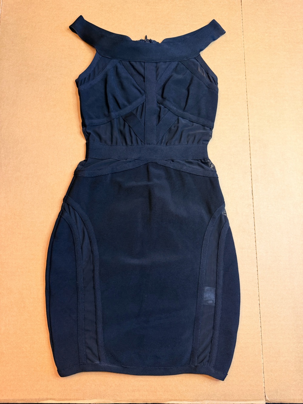 Bebe Sculpted Bodycon Mini Dress